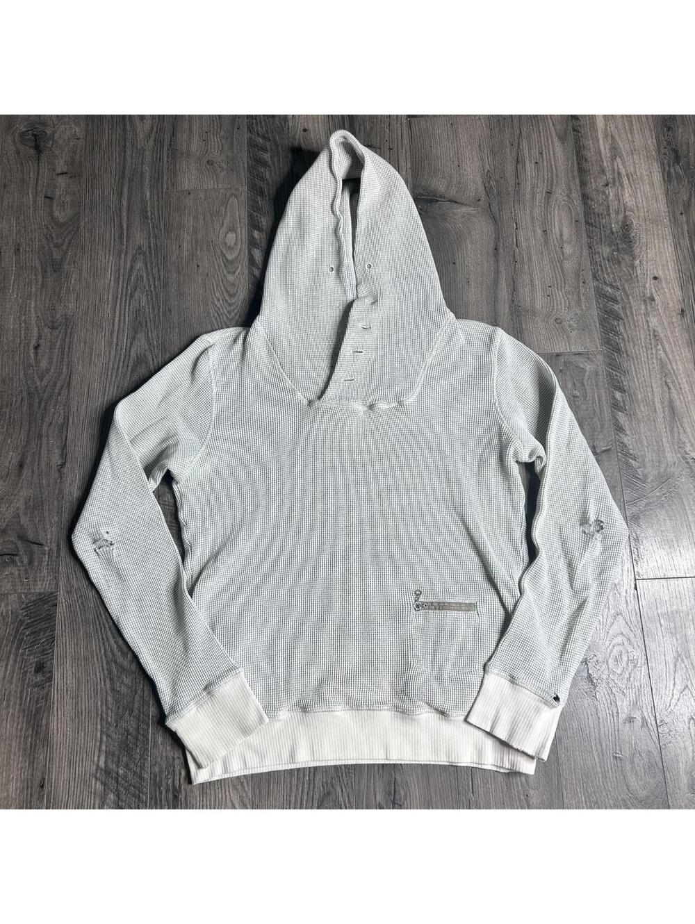 Vintage Y2K men’s diesel thermal mock hoodie